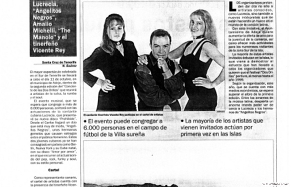 VICENTE REY Concierto de Las Dos Orillas 27-08-1996