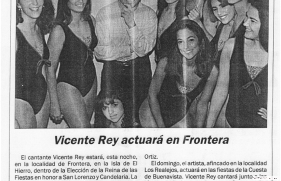 VICENTE REY El Hierro Frontera 29-07-1995