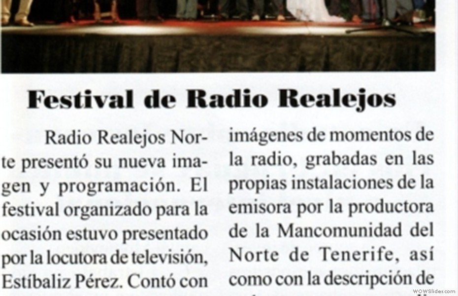 VICENTE REY Radio Realejos 20-03-2005